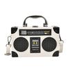 Fun Creative Radio Shape Women Handbag Fun Retro Individual Crossbody Bag Vintage Shoulder Bag Unique Small Box Messenger Bag