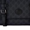 Gucci Bolso Bandolera Mensajero de Lona con Monograma GG en Negro Para Hombres Uso Diario