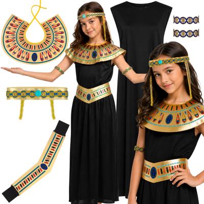 Costume Dress Egyptian Goddess Cleopatra Egyptian Princess 122 128 134 J III 4 B J IV 10 C
