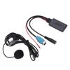 Bluetooth AUX IN Cable Adapter Stereo Full Speed with Removable Microphone Replacement for Alpine 2009‑up