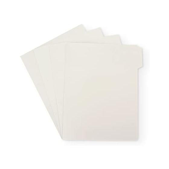 MUJI Foamed Polypropylene Individual Folder for A4 / Set of 4 / White Gray 02856434