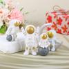 3/4Pcs Astronaut Figure Statue Figurine Spaceman Sculpture Educational Toy Desktop Home Decor Astronaut Model For Kids Gift