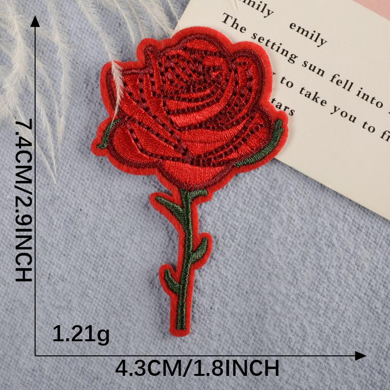 Self-Adhesive Embroidery Flower & Letter Patches for Clothing Accessories
