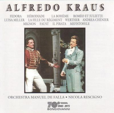 CD ORCH.MANUAL DE FALLA; RECIGNO - Alfredo Kraus  GB5342 Italy Classical Used