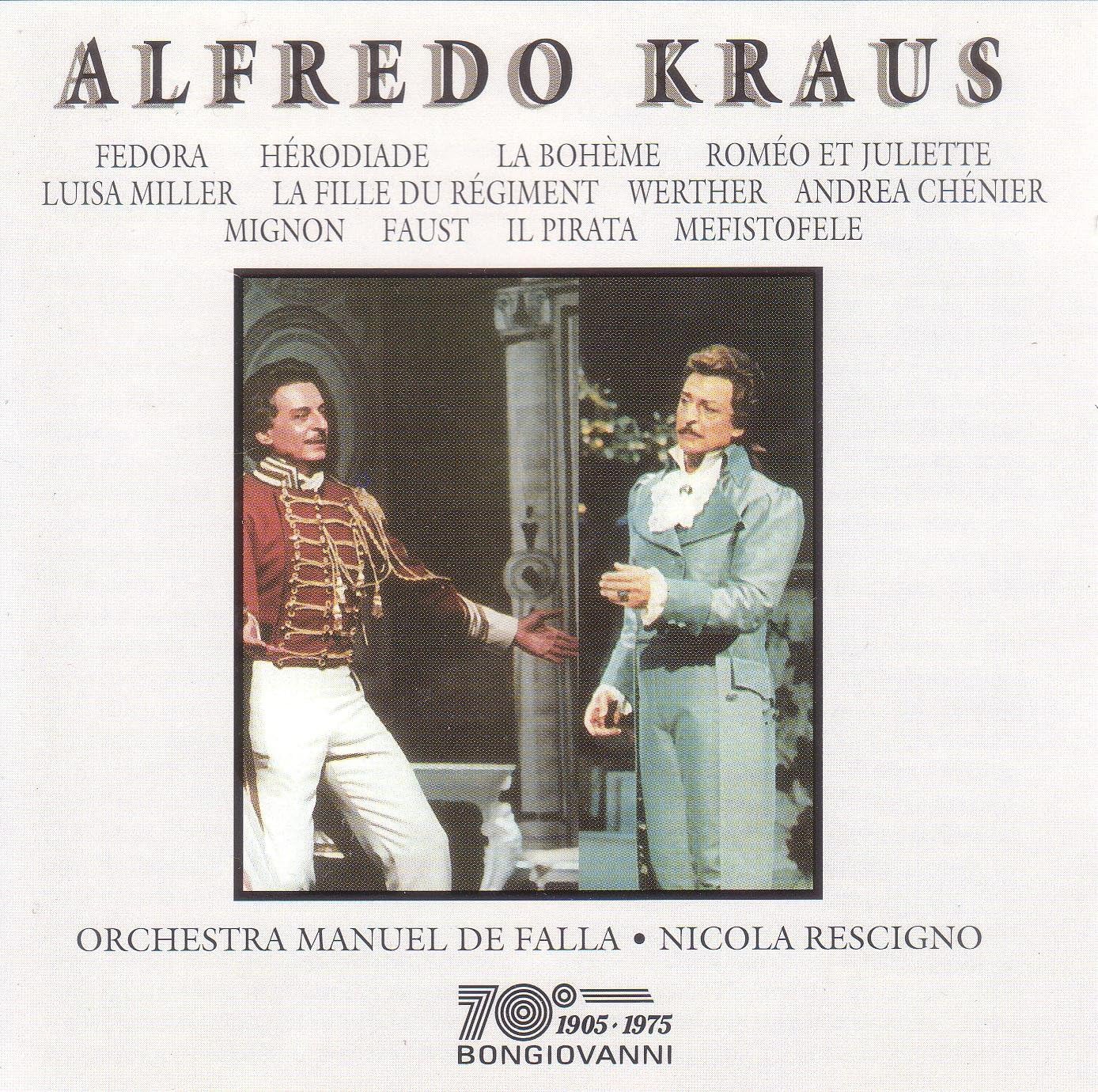

CD ORCH.MANUAL DE FALLA; RECIGNO - Alfredo Kraus GB5342 Italy Classical Used