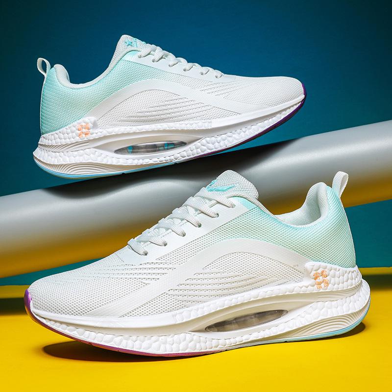 2025 Spring Men's Trendy Mesh Breathable Sneakers, Air Cushion Lightweight Running Shoes