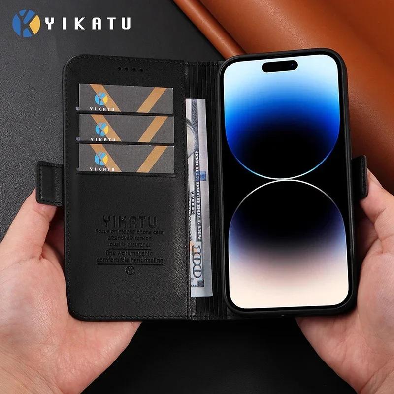 Luxury Leather Wallet Phone Case For Samsung Galaxy A06 A16 A05 A05S A15 A25 A35 A55 A14 A24 A34 A54 A13 Flip Card Slot Cover