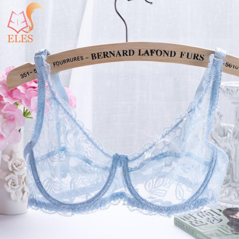 34-40 B/C Cup Plus Size Women Push Up Bra Lace Hollow Out Bralette Underwired Embroidery Lingerie Non-padded Sexy Underwear