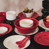Ru Han Festive Ceramic 10-inch Shallow Plate