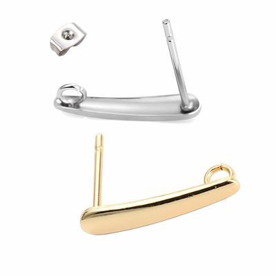 20 ganci per orecchini fai da te in oro/argento per accessori per la creazione di gioielli fai da te