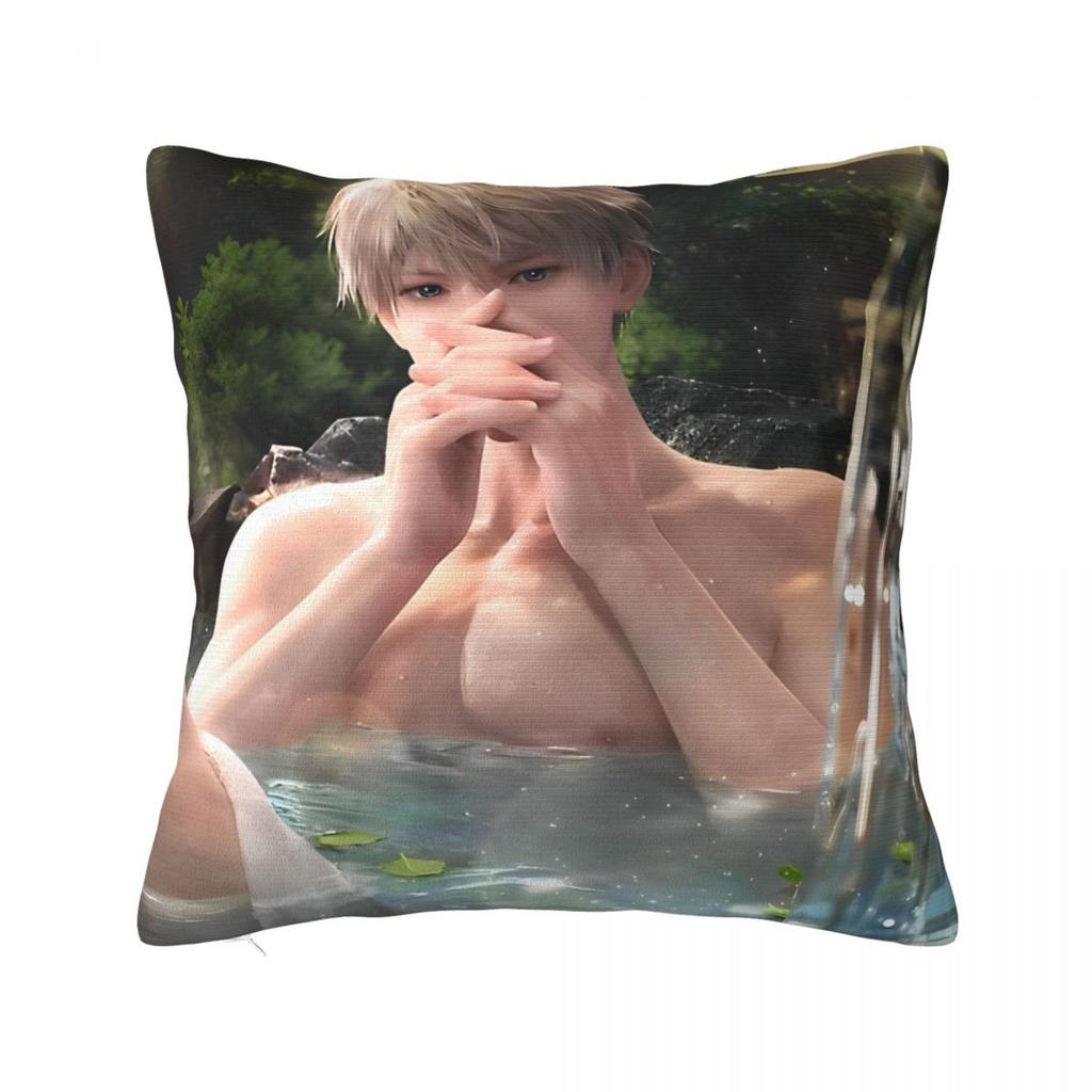Love And Deepspace Pillow Covers Polyester Home Rafayel Cushion Case Funny Home Decoration Pillowcase 4545