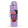 1PC Class Of 2026 Grad Badge Art 750ml Color Plastic Sports Water Bottle Leakproof Flip Straw Lid Suitable for Sports Office Home Use