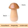 Wooden Toothpick Holder Personalized Mushroom Simple Toothpick Box Japanese Creative Cute Household Toothpick Jar Kitchen Tool