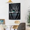 Peterbilt Heavy Trucks Custom Your Name Wall Decor Tapestry Art For Pet Memorial Birthdaywedding Party Backdrop Family Gift