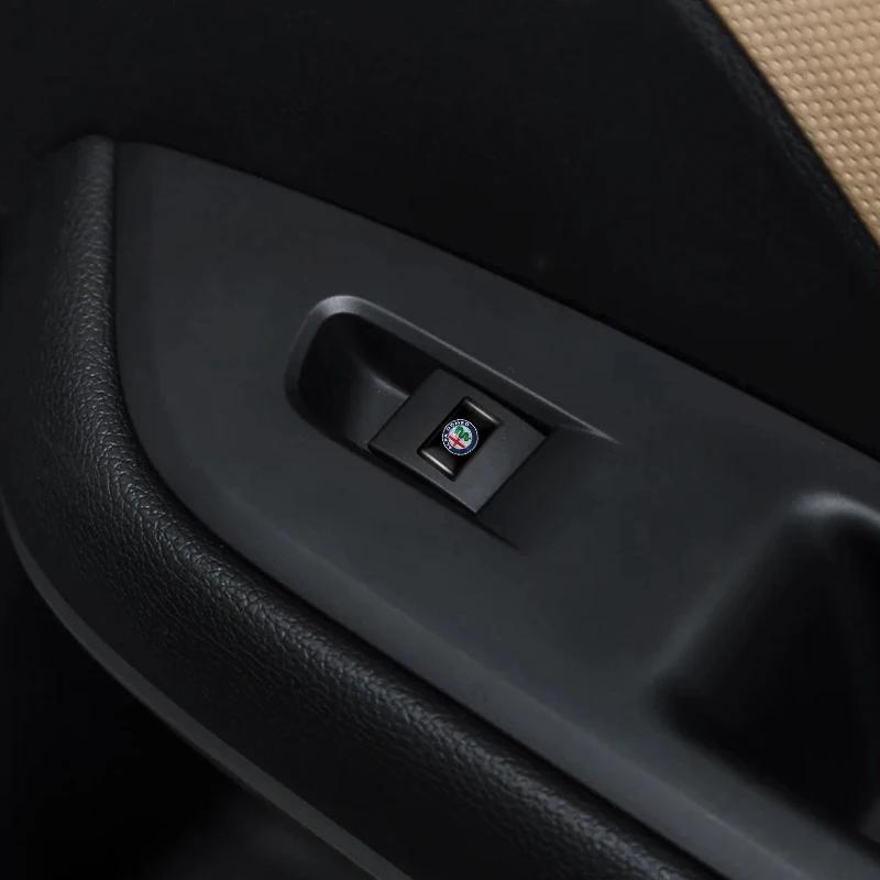 Car Stickers For Alfa Romeo Car Interior Sticker Rubber Badge Decorate Paster For Alfa Romeo 4C 159 Spider Giulia Giulietta Tona