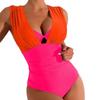 2025 European & American Lace-up Bikini Set: Women's Sexy One-Piece & Two-Piece Swimwear for Beach & Hot Springs