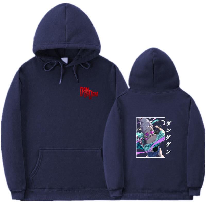 Unisex Anime-Inspired Hooded Sweatshirt With Ribbed Hem Loose Fit 81-90% Cotton 400g Weight Wear