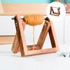 Holz-Garnspender 360 Grad drehbarer Holz-Garnhalter Ständer Schreibtisch Garnrollen-Organisator Für Strickprojekt
