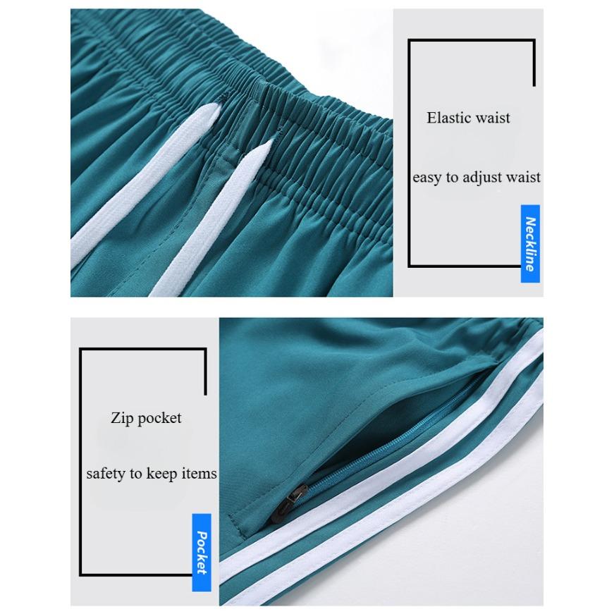 Pantaloncini Estivi da Uomo Moda Popolare per Coppie Larghi Casual Sportivi Pantaloncini da Uomo Trendy Marca Tre o Quattro Pollici Pantaloni da Spiaggia