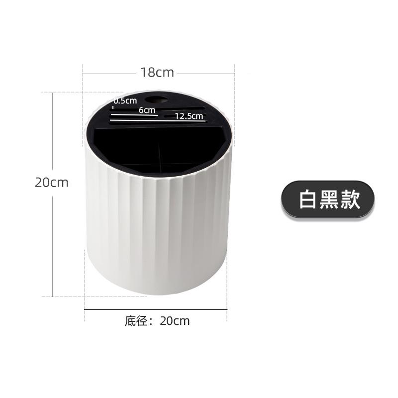 Rotating Knife Block for Home 2-in-1 Storage with Utensil Holder Multifunctional Kitchen Knife Stand Organizer