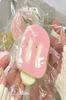 MFHFBSUW Squeeze Cake Toy Water Sensation Stress Relief Multi-purpose Soft Bouncy Flexible Pink Milk Pudding for Kids and Adults Sensory Training