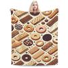 Cute Biscuit Pattern Fun Cookie Lover Art Custom Comfortable Gift An UltraSoft Micro Fleece Blanket