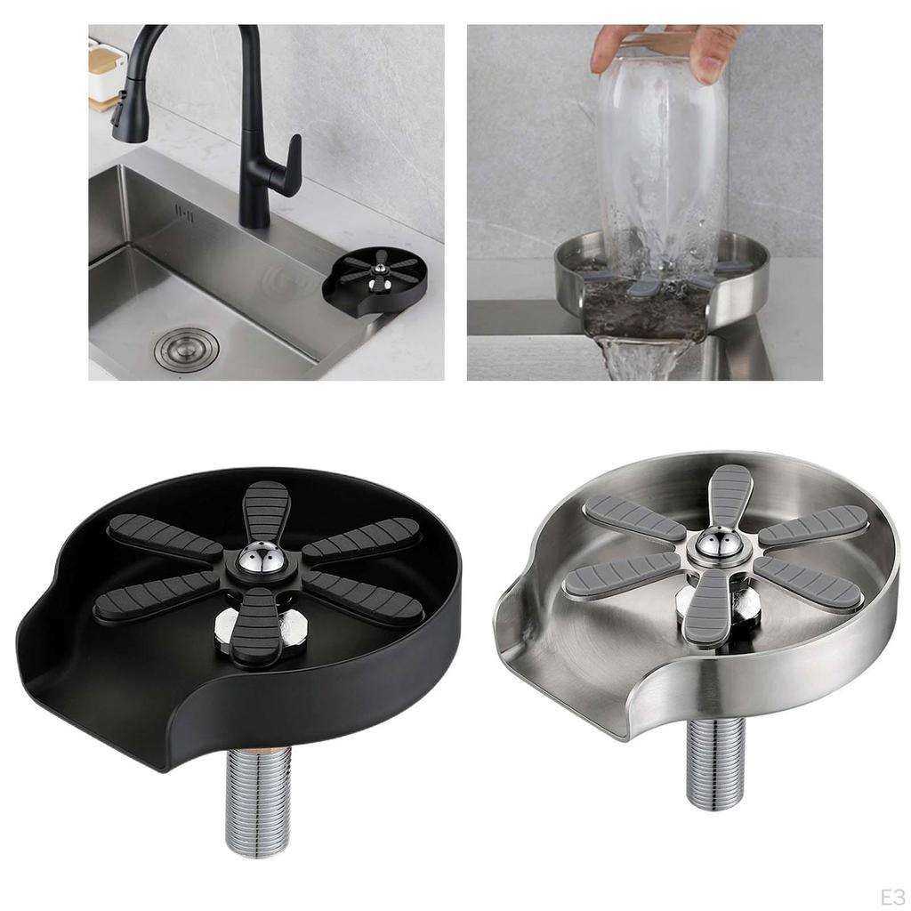 For Kitchen Sinks Coffee Milk Glass Cup Rinser Washer Restaurant Household Bar Pubs
