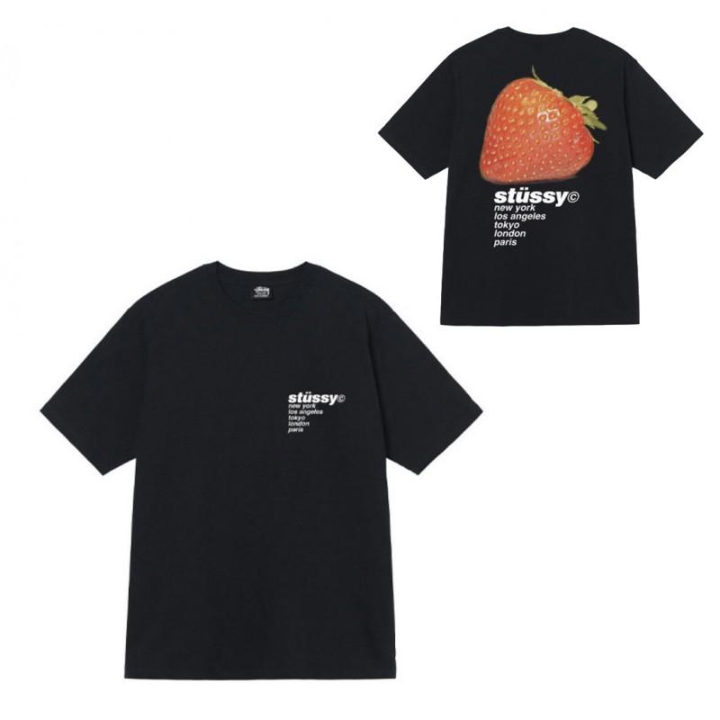 Camiseta de Algodón Streetwear para Hombre y Mujer Corte Holgado Manga Corta Camiseta Gráfica Casual Unisex Cuello Redondo