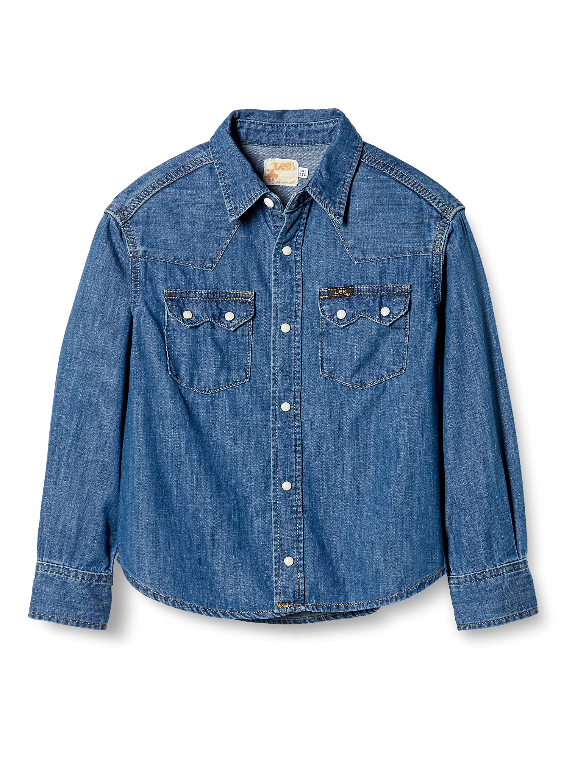 

Lee Official Denim Western Shirt for Size Size 100 Boys, LK1345-346, M, Used,
