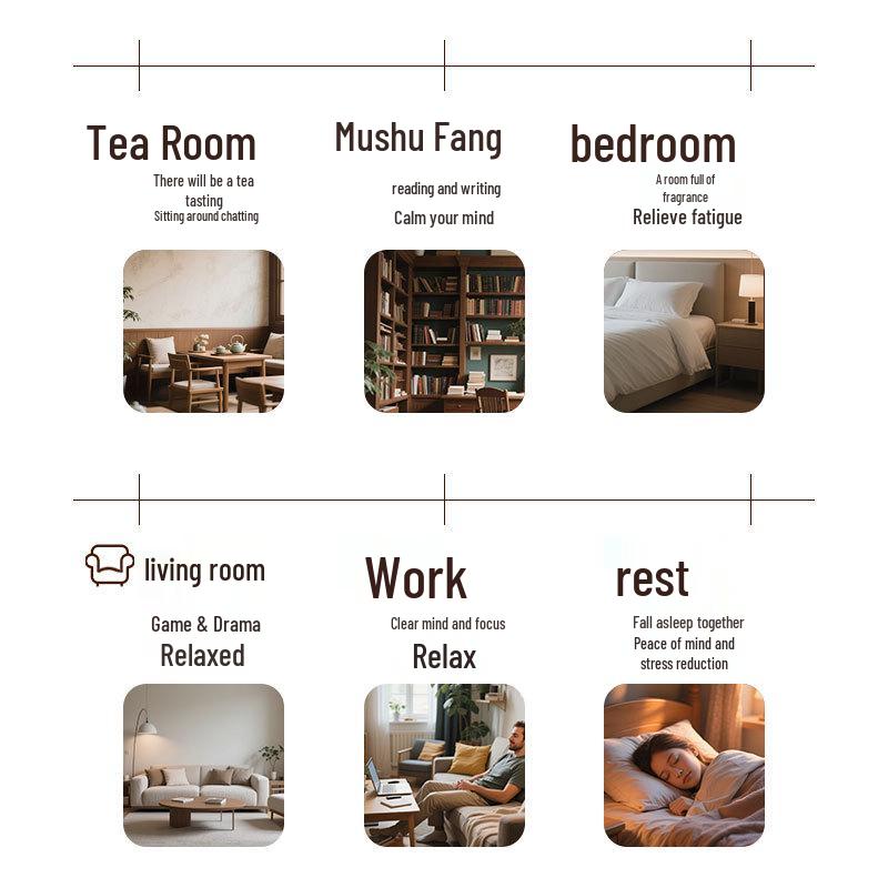 10ML Essential Oil Diffuser & Refill – Stone Aroma Machine with Long-Lasting Deodorizing Fragrance