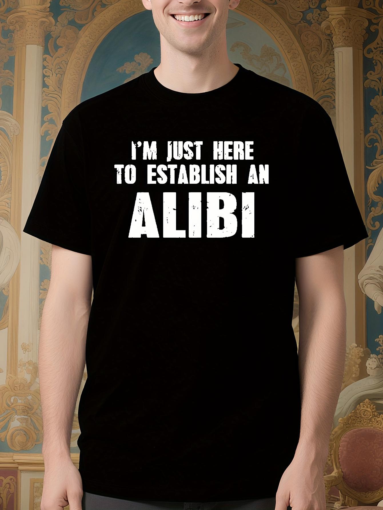 Oversized Graphic Tshirt - Bold I m Just Here to Establis... XXL