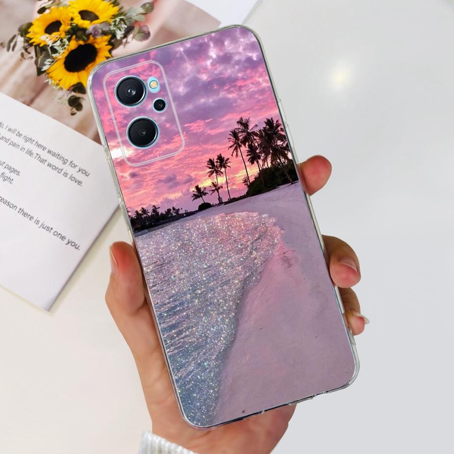 For Realme 9i Case RMX3491 New Fashion Painted Cover Clear Silicone Soft TPU Phone Case For Realme 9i 5G RMX3612 Realme9i Fundas