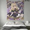 Pretty Cure Wall Tapestry Aesthetic Wall Hanging Printed Fabric Blanket Decorative Tapestries for Bedroom Living Room Home Decor
