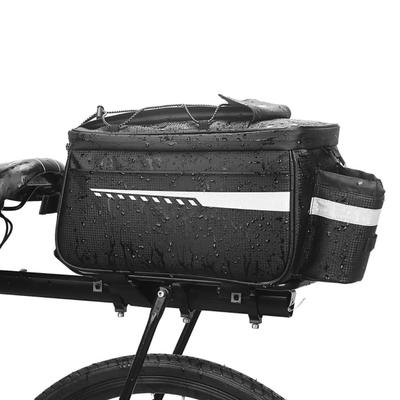 8L Waterproof Bicycle Rear Seat Trunk Bag Multifunctional Bike Pannier Handbag Cycling Luggage