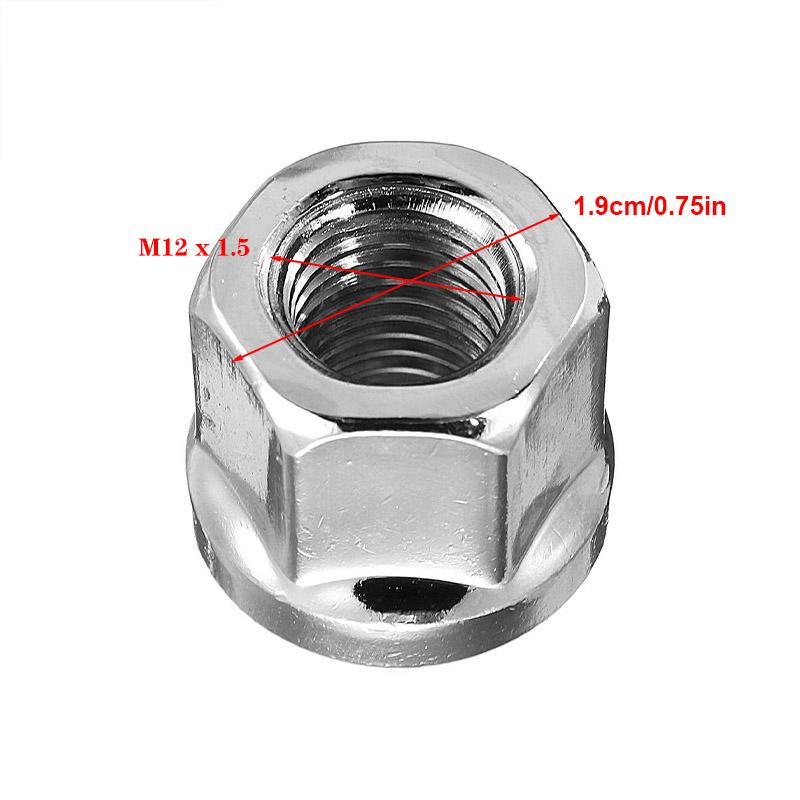 4/1Pcs Car Chrome Alloy Wheel Nuts & Bolts For Ford Fiesta/KA/Mondeo 1989-1997 1996-2009 M12 X 1.50 Car Accessories