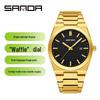 Sanda Classic European Style Waterproof Men's Quartz Watch with Calendar