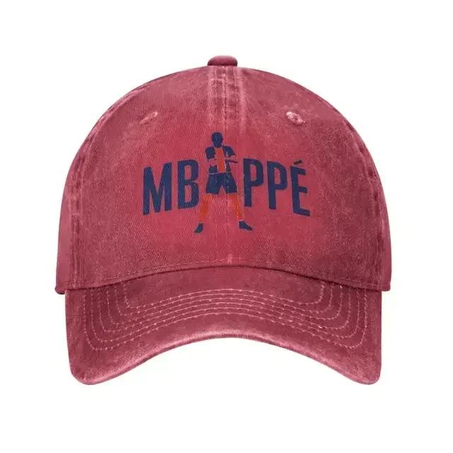 Classic Unisex Cotton KM Mbappes Football Soccer Baseball Cap Adult Adjustable Dad Hat Women Unisex Hip Hop Adult Baseball Cap
