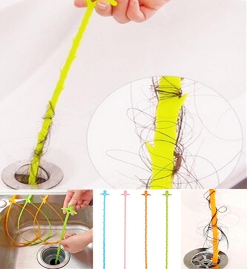 New 2PC Hair Tub Cleaner Sewer Filter Drain Cleaners Bathroom Floor Kitchen Sink Drian Filter Strainer B