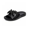 Slippers women's outer wear summer new open-toe one-word drag bow flat-bottomed lazy drag comfortable sandals