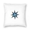 Moravian Star Pillowcase Polyester Linen Velvet Printed Zip Decorative Car Cushion Cover