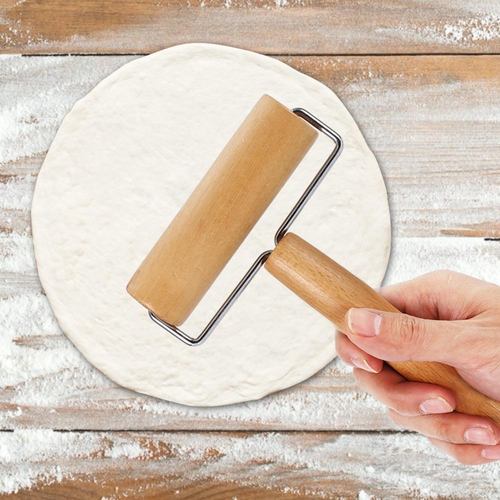 Beech Wood Small Rolling Pin Food-Safe Pastry Roller Non Stick Rolling Pin Pizza Dumpling Pastry A-S