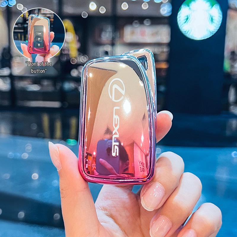 Key Case for Lexus RX300H, NX300, ES250, LX570, and ES200 Models