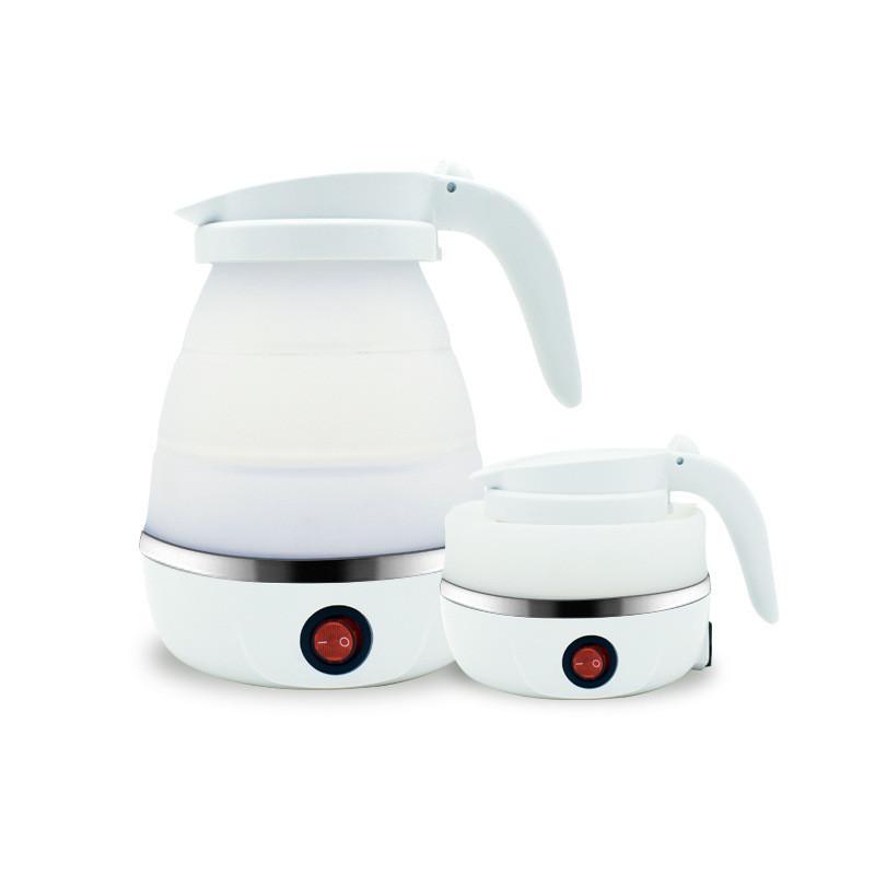 Portable Mini Folding Kettle Multifunctional Small Silicone Electric Kettle Outdoor Travel Boiling Water Teakettle