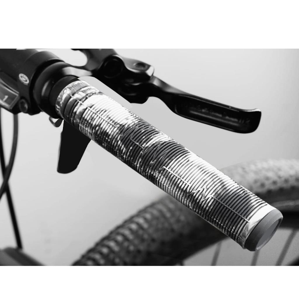 1 Pairs Rubber Bicycle Handlebar Grips Lengthening Soft Non-Slip160mm Lengthening MTB Bike Bar Cuffs Cycling Parts