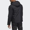 Adidas Cny Spring Festival Pattern Color Block Warm Sports Hooded Cotton Jacket Men Jacket Black HE7336