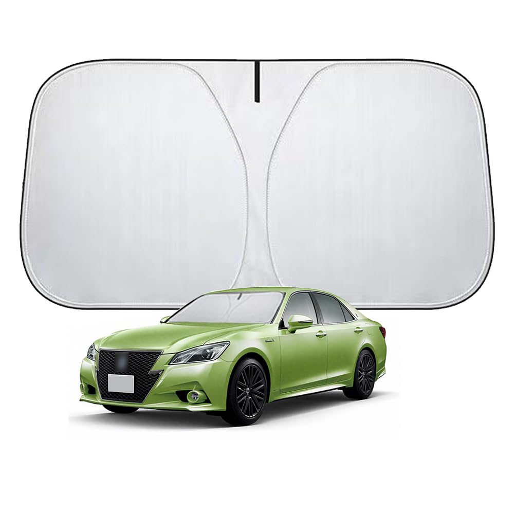 

Toyota Crown 210 Series Windshield Compatible with the 14th Generation Crown 210 Series High Heat UV and with Storage Sunshade, (2012-2017), 5-Layer
