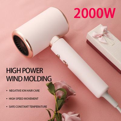 2000W 5th Gear Professional Hair Dryer Negative Lonic Blow Dryer Hot Cold Wind Air Brush Hairdryer Strong PowerDryer Salon Tool