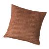 Throw Pillow Comfortable Flannel Adjustable Straps Striped Decorative Pillow Sofa Cushion for Hotel