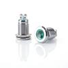 1 stk 12 mm 6/12/24/220V minisignaler Strømforsyning LED metallindikatorlampe