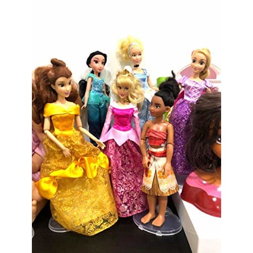 heizi Doll Stands, Set of 10, Licca-chan Stands, Nendoroid Jenny-chan 1/6 Scale Doll Figure (Clear)